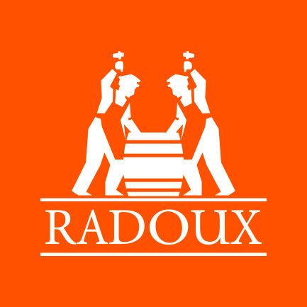 logo Radoux fond orange